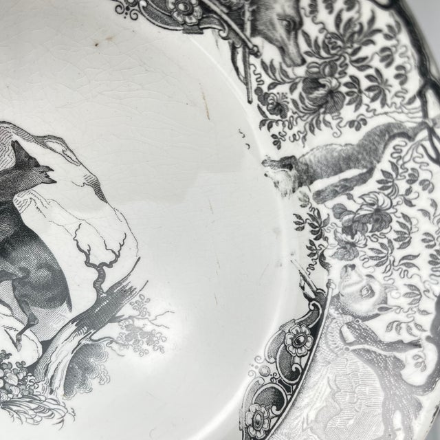 Antique U&C Plates from Sarreguemines, 1850, Set of 3 For Sale - Image 14 of 15