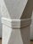 White 1980s Postmodern Faceted Plaster Pedestal or Sculpture Stand For Sale - Image 8 of 9