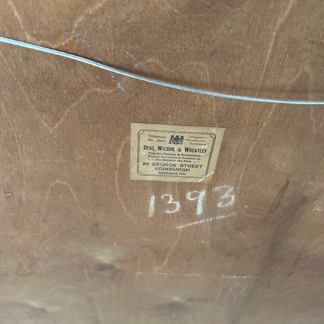 Tan Scottish 18th Century Tapestry Needlework Framed For Sale - Image 8 of 8