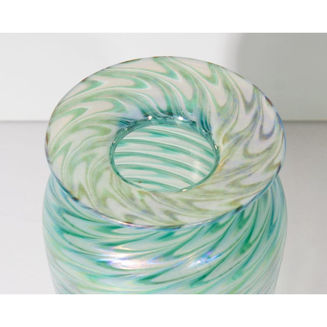 Contemporary Glass Eye Studio 1973 Art Glass Vase For Sale - Image 3 of 6