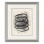 Black Swirl No. 1 Framed Art Print by David Phoenix For Sale