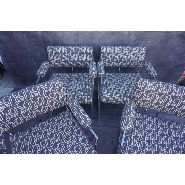 Set of Four Mid 20th Century Thayer Coggin Chairs, Designed by Milo Baughman For Sale In Los Angeles - Image 6 of 10