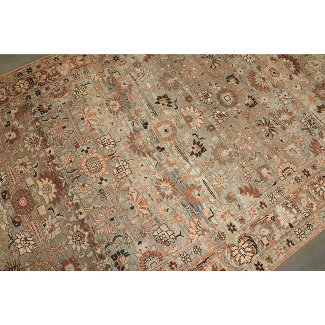 American Antique Zabihi Collection Persian Bidjar Rare Size Wide Corridor Rug - 6'1" x 21' For Sale - Image 3 of 11