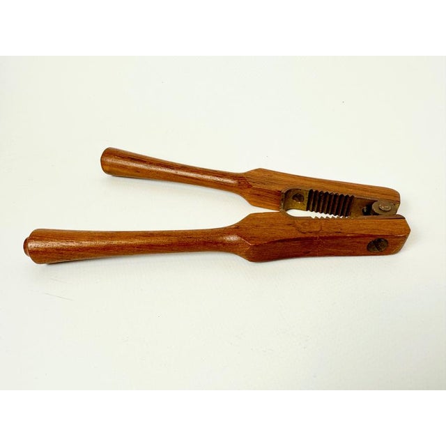 Mid-Century Modern Teak and Brass Nutcracker by Poul Knudsen, 1950s For Sale - Image 4 of 7