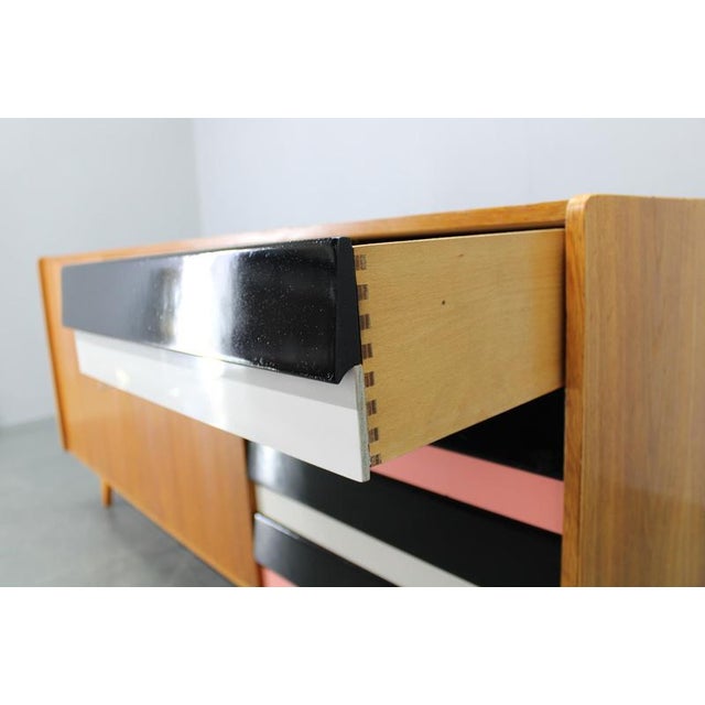 Wood Mid-Century Sideboard from Jiří Jiroutek, Czechoslovakia, 1960s For Sale - Image 7 of 18