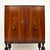 Mid-Century Modern Vintage Swedish Inlaid Cabinet, 1930 For Sale - Image 3 of 11