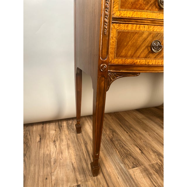Vintage Federal Style Bow Front Mahogany Sideboard by Paine Furniture Boston For Sale - Image 9 of 10