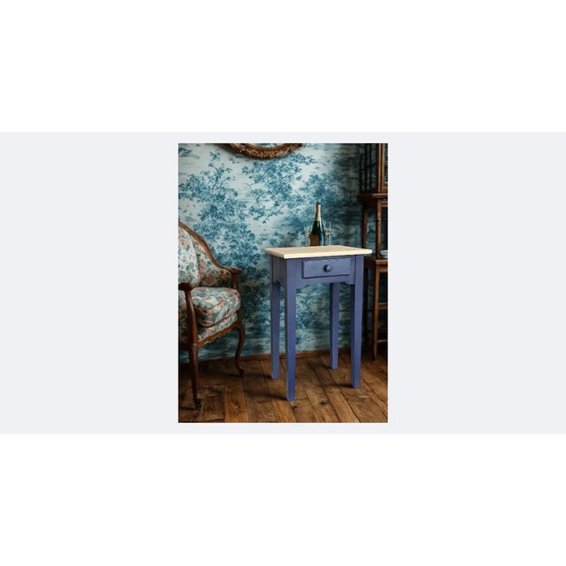 Mid Century Solid Oak Shaker Side Table For Sale - Image 9 of 10