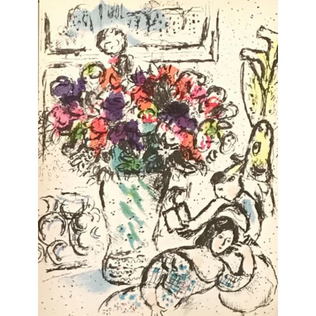 Artist: Marc Chagall Title: Frontispiece 1974 Medium: Original Lithograph Marks: Not signed, not numbered Printed: 1974 by...