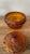 Amber Vintage Williams Sonoma Amber Glass Lidded Acorn Dish For Sale - Image 8 of 9