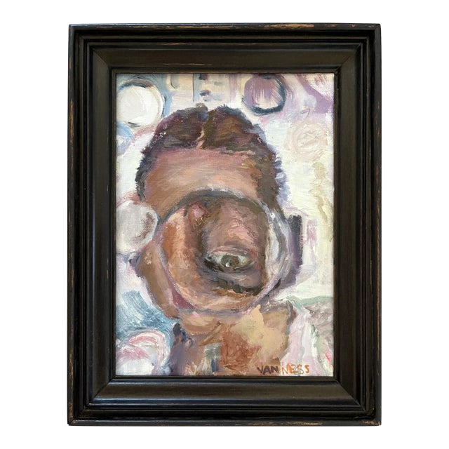 The Looking Glass, Original Oil Painting, by Van Ness For Sale