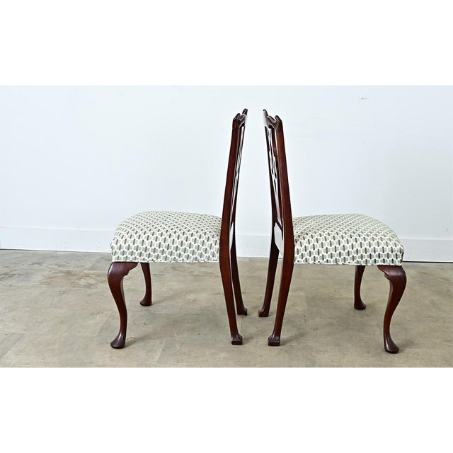 English 19th Century Chippendale Style Mahogany Dining Room Set For Sale - Image 18 of 18