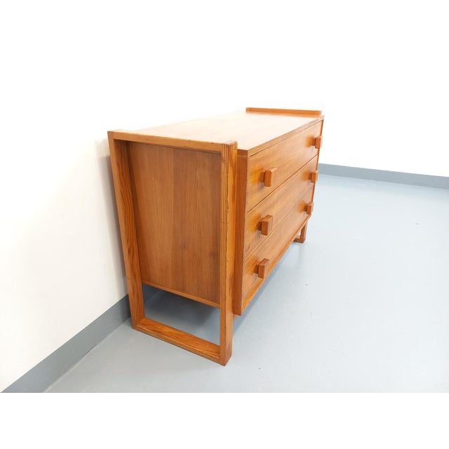 Wood Vintage Chest of Drawers in Pine, 1970s For Sale - Image 7 of 18