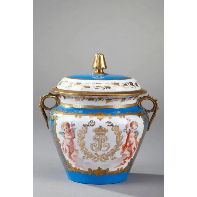 Tea Service Set from Sevres and Château Des Tuileries, Set of 8 For Sale - Image 17 of 18