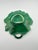 Dark Green Antique Leaf Majolica Footed Dish For Sale - Image 8 of 11