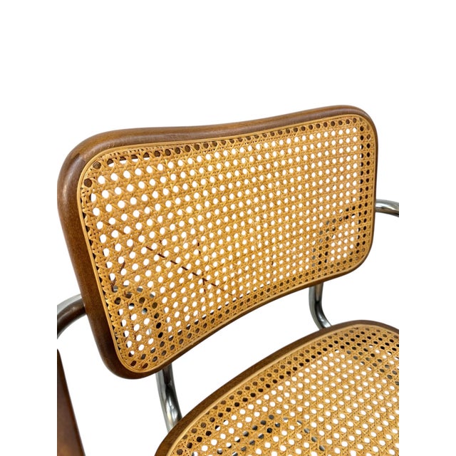 Vintage Italian Modern Cesca Dining Chairs - Set of 4 For Sale - Image 11 of 12