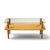 Wood Gilbert Rhode Style Mid Century Walnut and Glass Coffee Table For Sale - Image 7 of 9