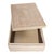 Artifacts Rattan Storage Box with Lid - Flat Legal File Organizer in White Wash For Sale - Image 4 of 6