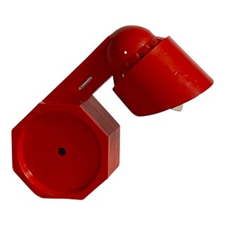 Vintage Red 70s Light-Horse High-Intensity 7 Position Task Lamp by Reiley Moustakas For Sale