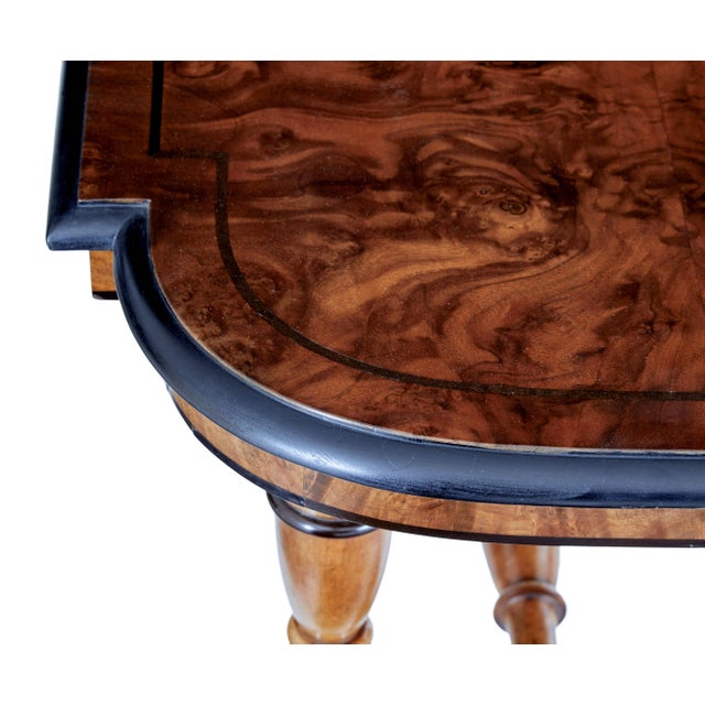 Antique Walnut Occasional Table, 1890 For Sale - Image 4 of 9