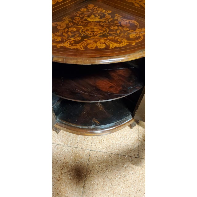 Antique Dutch Corner Sideboard For Sale - Image 10 of 12