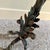 Arts & Crafts Sunflower Arts & Crafts Wrought Iron Fireplace Hearth Set Hand Forged 1900s For Sale - Image 3 of 15
