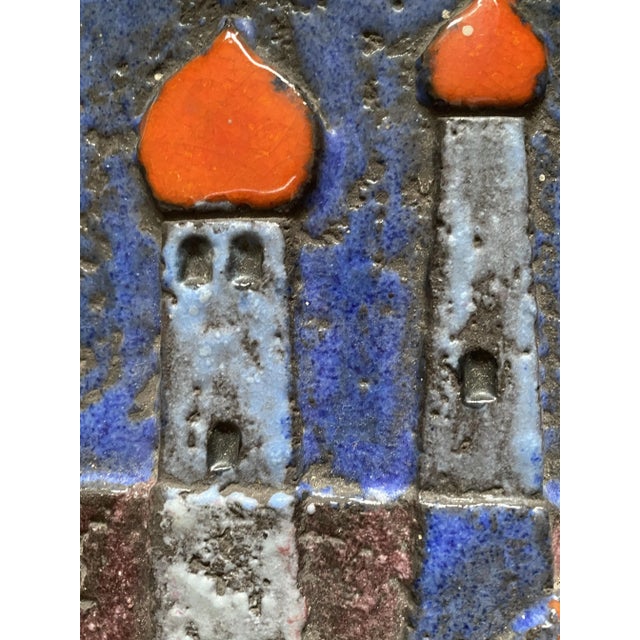 Mid-Century Modern Wall Tile by Dietmar Liedke for Majolika Karlsruhe For Sale - Image 3 of 5