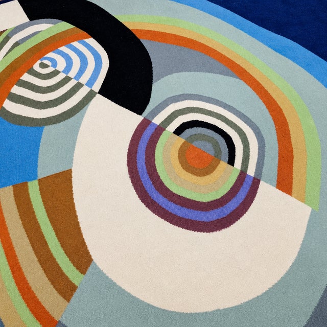 Early 21st Century Robert Delaunay Rythme No 2 Tapestry – Limited Edition Wool on Cotton (250x300cm) For Sale - Image 5 of 5