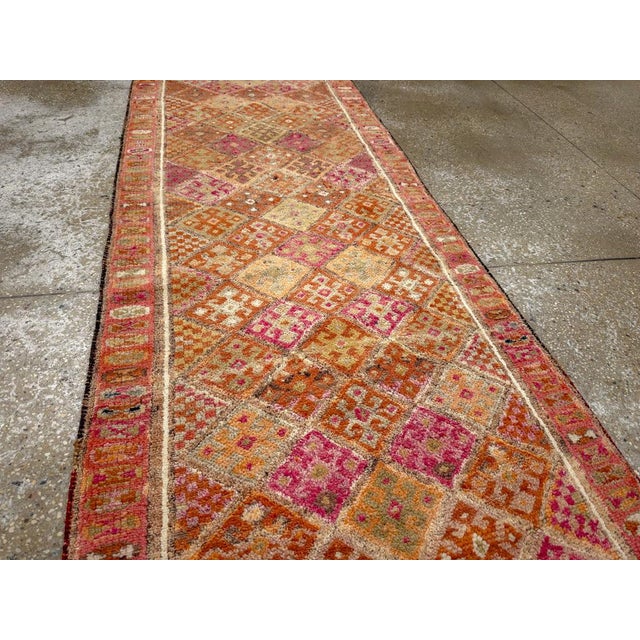 Mid 20th Century Galerie Shabab Collection Mid-20th Century Turkish Anatolian Runner For Sale - Image 5 of 10