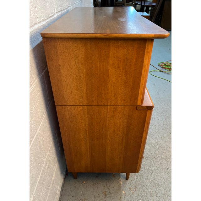 Kent Coffey "Eloquence" Mid-Century Modern Walnut Highboy Dresser For Sale - Image 11 of 15