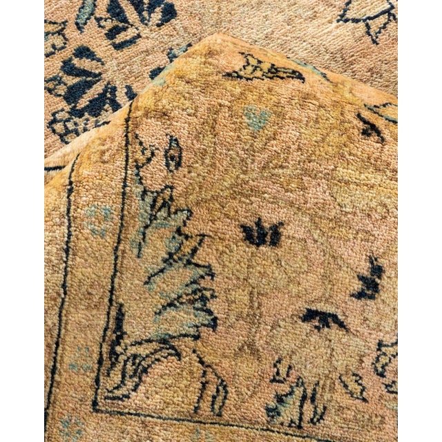 Textile Mogul, One-of-a-Kind Hand-Knotted Area Rug in Beige, 9' 3" x 12' 0" For Sale - Image 7 of 8