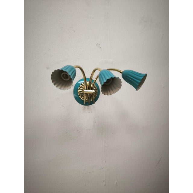 Sputnik Wall Light from Tre Luci, 1940s For Sale - Image 10 of 11