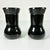 1950s Vintage Boho Chic Mediterranean Greek Key Black Amethyst Onyx Vase - A Pair. For Sale - Image 4 of 10