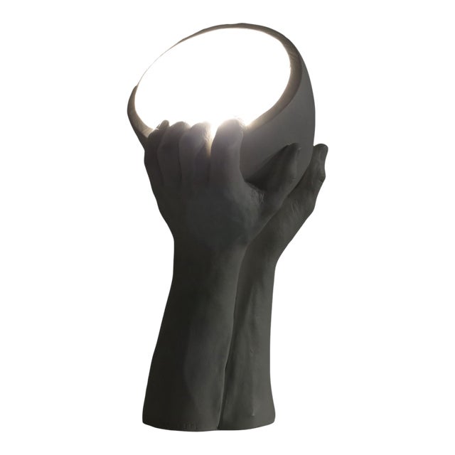 Richard Etts (B. 1941) Plaster Spot Light, Signed and Dtd. 1974 For Sale