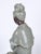 Celadon Antique Guanyin (Kwan Yin) Goddess of Mercy Buddha Late 19th / Early 20th Century Celadon Color W/ Craquelure Splendid Statue/Sculpture Vg+ For Sale - Image 8 of 12