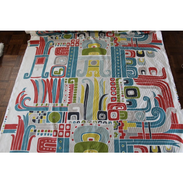 Pop Geometric fabric adds pop or bring pop and color to most any furniture. This Kaufman fabric is a rare find. It is...