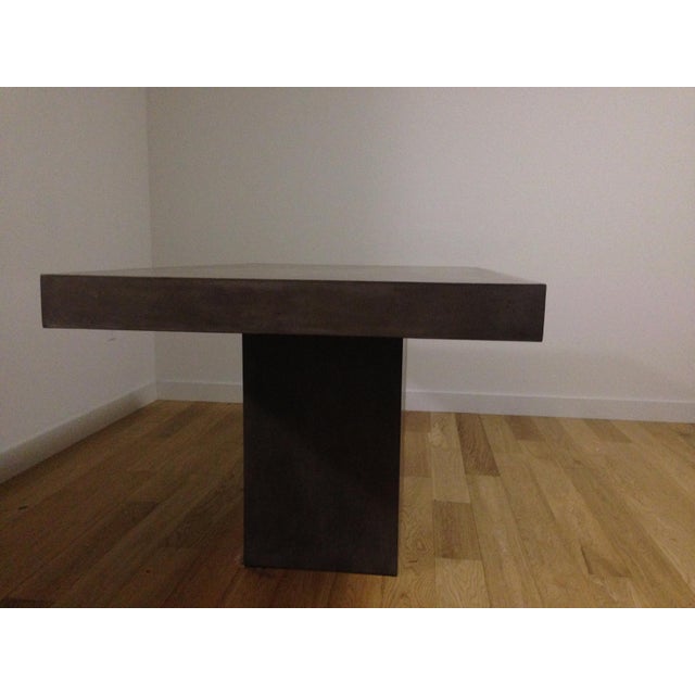 Cb2 Fuze Concrete Dining Table Chairish