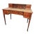 Antique Edwardian Carlton House Desk in Tiger Maple For Sale