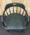 Victorian Early 20th Century Ebonized Oak Captain Chair For Sale - Image 3 of 8