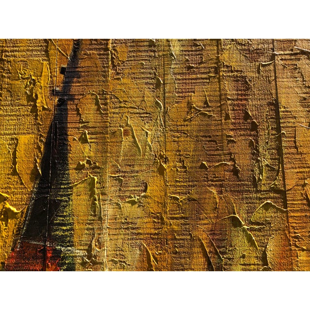 Mid-Century Regatta Painting on Plank Boards For Sale - Image 4 of 6