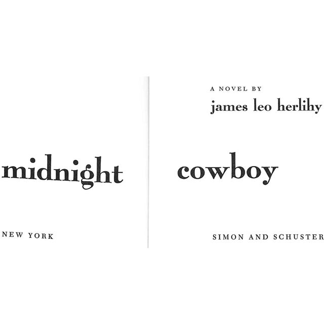 Traditional "Midnight Cowboy" 1965 Herlihy, James Leo For Sale - Image 3 of 4