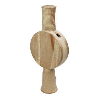 Sculptural Multi-Opening Studio Pottery Vase or Centrepiece For Sale