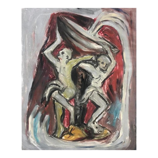 1980s Mythological Painting by Adrienne Anderson For Sale