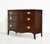 Mid Century Federal Style Mahogany Curve Front Chest For Sale - Image 13 of 14