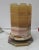 Vintage Art Deco Banded Onyx Lantern For Sale - Image 4 of 9