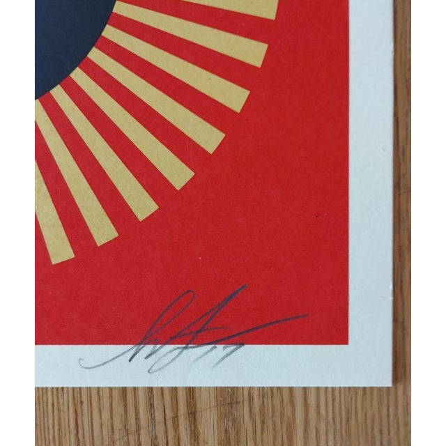 Shepard Fairey (Obey), Dove Geometric Red, Serigraph For Sale - Image 6 of 7