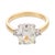 This remarkable engagement ring centers on an impressive 3.02 carat old mine cut diamond, certified by GIA #7533412445,...