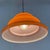 Space Age Orange Glass Mushroom Pendant from Peill & Putzler, 1970s For Sale - Image 3 of 11