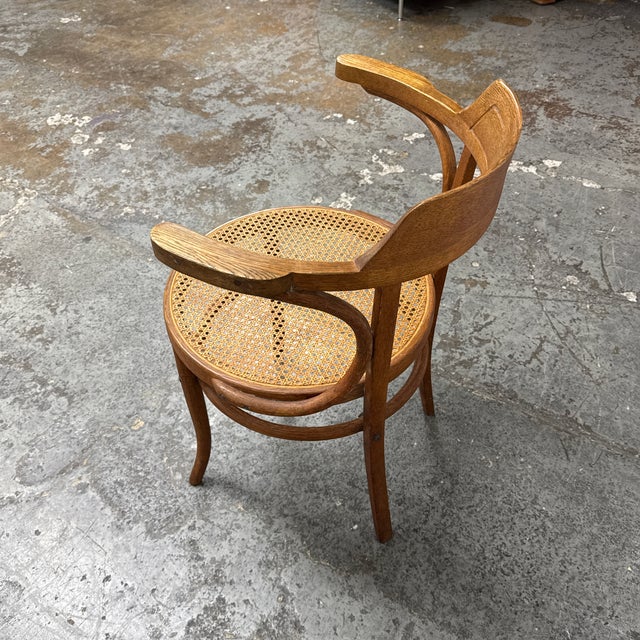 Thonet Bentwood Cane Seat Armchair, Vintage For Sale In San Francisco - Image 6 of 12