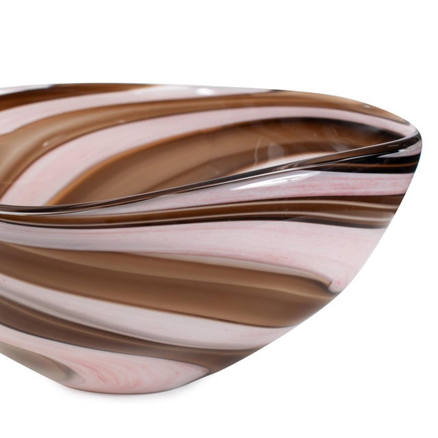 Modern Neapolitain Glass Bowl For Sale - Image 3 of 9